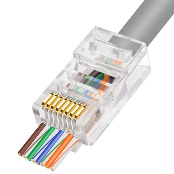 Đầu Nối Dây Cáp Rj45 - Utp / Ftp & Cat 5e / Cat 6e Zimlink