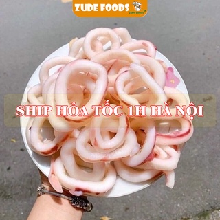 Mực Vòng, Mực Cắt Khoanh, Cắt Khúc siêu ngon - Dùng xào, rán, chiên giòn đều ngon, Ship Hỏa Tốc HN