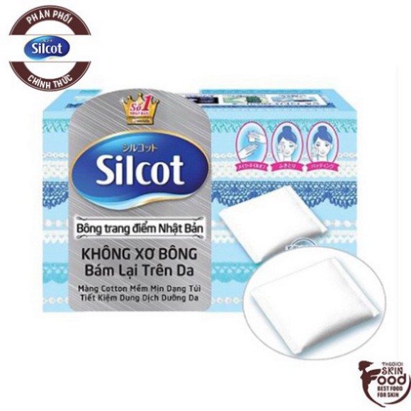 Bông Tẩy Trang Silcot Velvet Touch Cotton (82 Miếng) W9