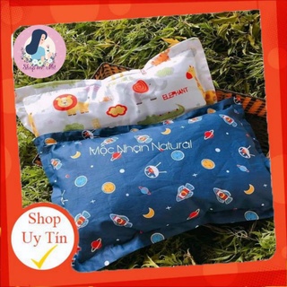 Gối đinh lăng cao cấp Mộc Nhan Natural ( combo 2 vỏ 1 ruột ) 100% nguyên liệu thiên nhiên