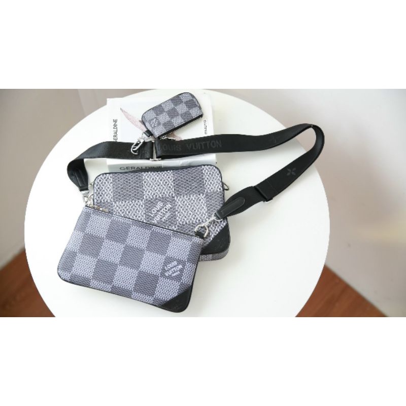 Túi đeo chéo nam hàng da thật