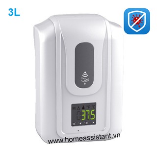 Bình Xịt Cồn Tự Động Đo Thân Nhiệt Cảm Ứng Tay 3L XC01-Pro (Diệt Covid)