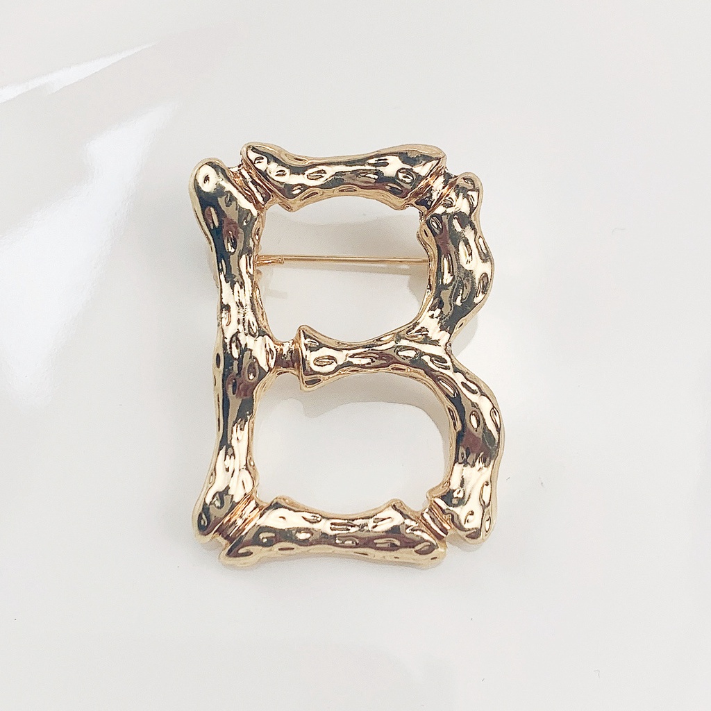 Trâm Cài Áo Hợp Kim Hình Chữ Cái Tiếng Anh