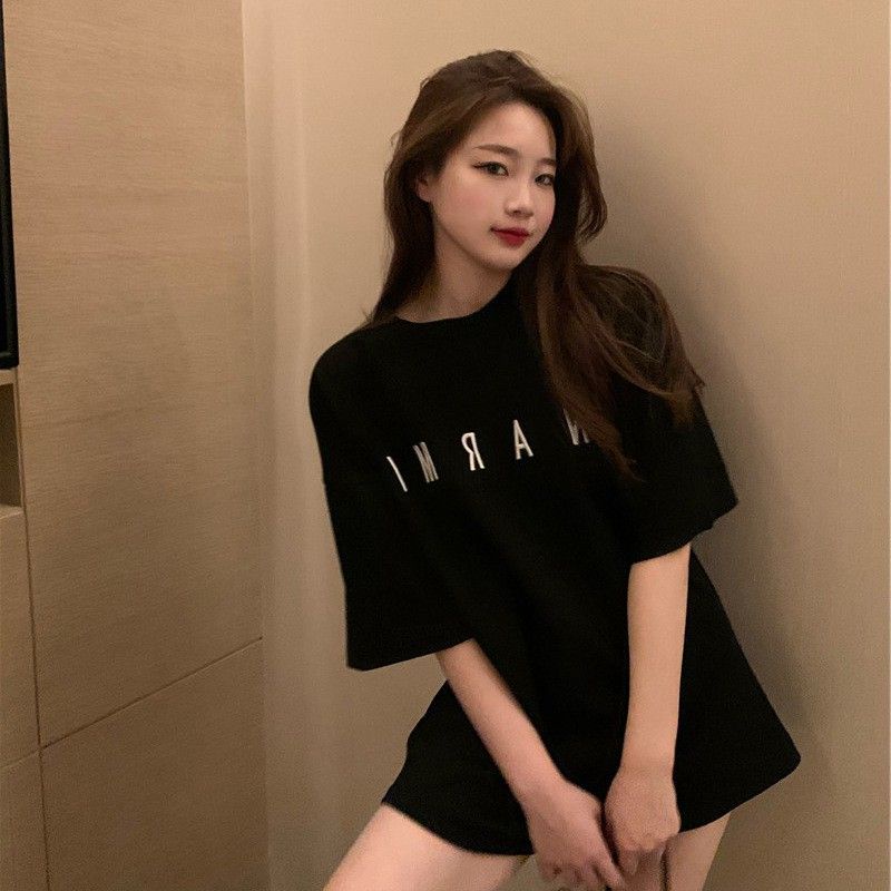 Áo thun cotton tay lỡ phông unisex form rộng nam nữ