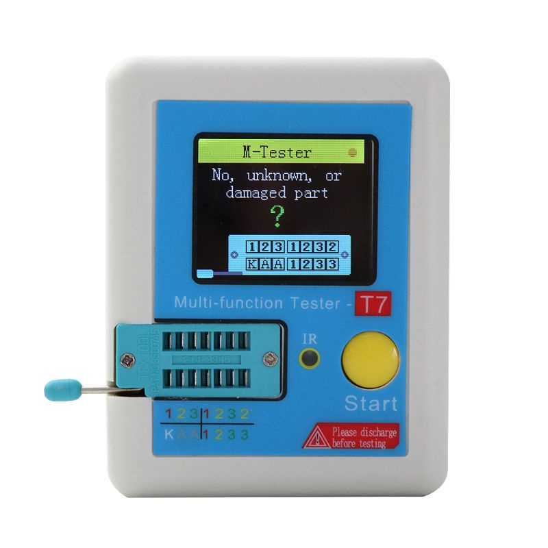 Máy Kiểm Tra Bóng Bán Dẫn Đa Năng Màn Hình TFT Cho Tụ Điện Trở Điện Trở Durab