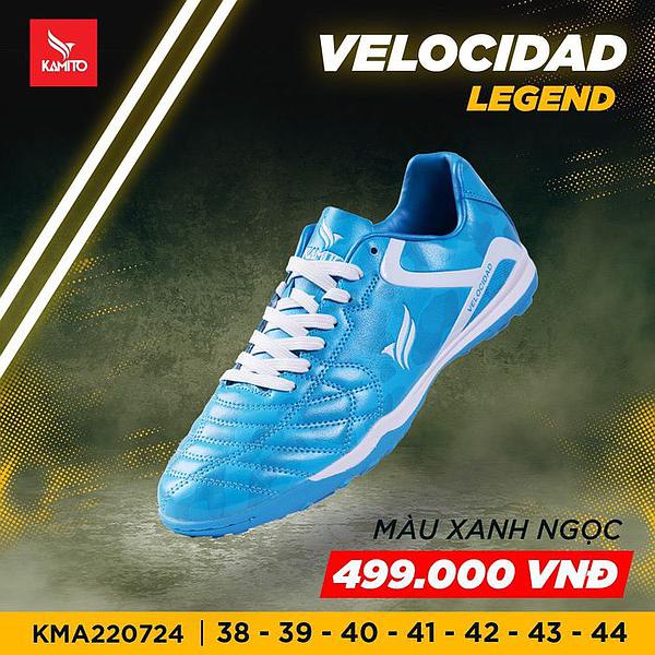 Giày Kamito VELOCIDAD TF  ( new ) - Giày đá banh sân cỏ nhân tạo , bền đẹp,ôm chân,bám sân - hàng phân phối chính hãng