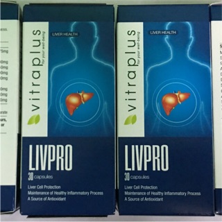 Vitraplus livpro( giúp bảo vệ tế bào gan, giải độc gan ,tăng cường chức năng gan...)