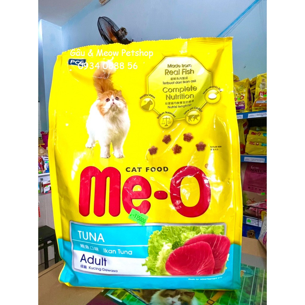 Thức ăn Hạt Me-O cho mèo trưởng thành - Vị cá Ngừ Tuna