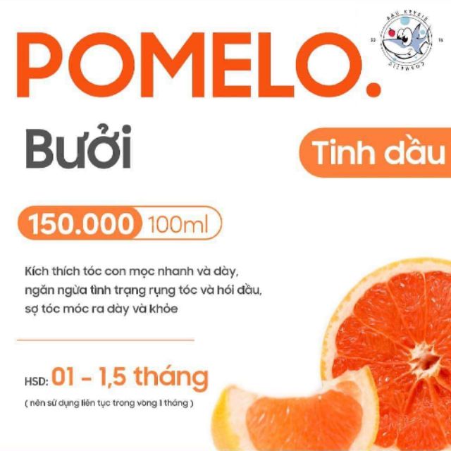 Tinh dầu bưởi pomelo kích mọc tóc