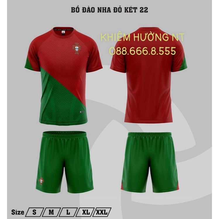 Bóng Đá Tuyển Bồ Đào Nha Đỏ Sân Nhà, Sân Khách 2023-2024