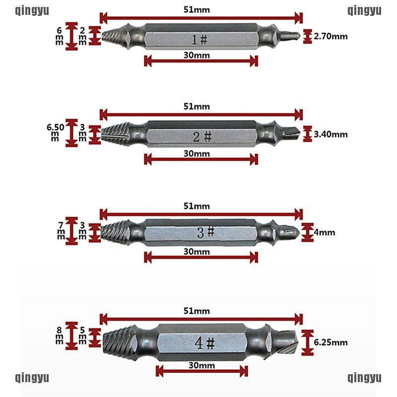 Bộ mũi khoan tách gỡ đinh vít kèm hộp đựng