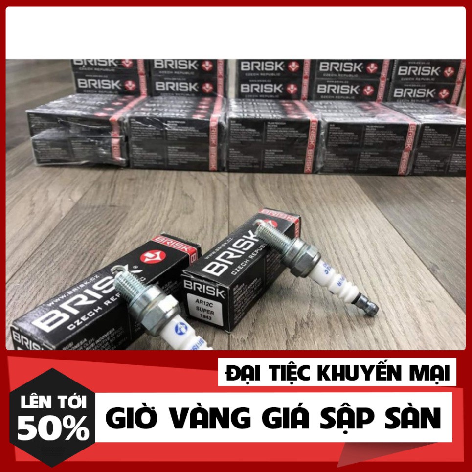 [HÀNG CÓ SẴN] Bugi BRISK AR12C cho Exciter Winner Vario Click Raider Sonic . MS 800 ĐẠI KA_STORE