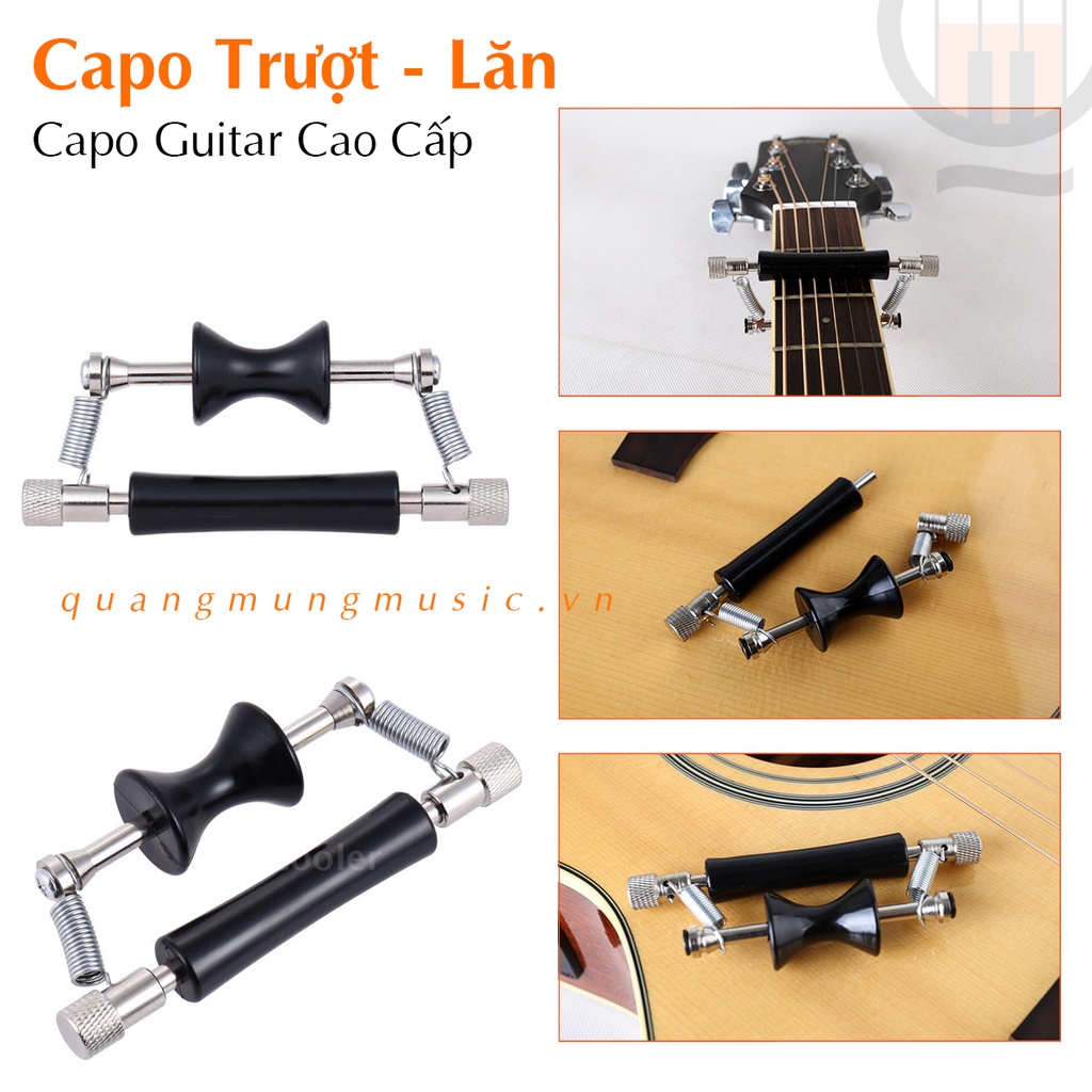 Capo Trượt - Capo Lăn - Capo Guitar Cao Cấp Tiện Dụng