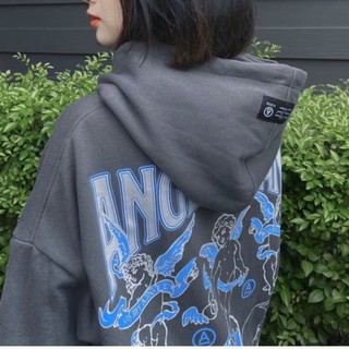Áo hoodie nam nữ form rộng angle - land nỉ ngoại 2 lớp tp