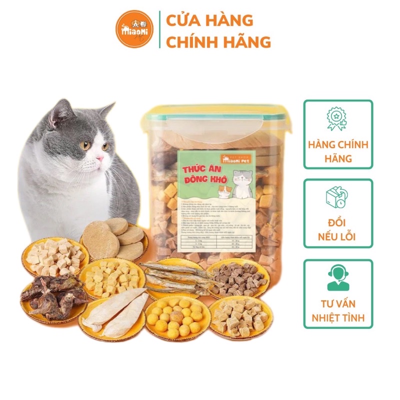 THỨC ĂN ĐÔNG KHÔ CHO CHÓ MÈO