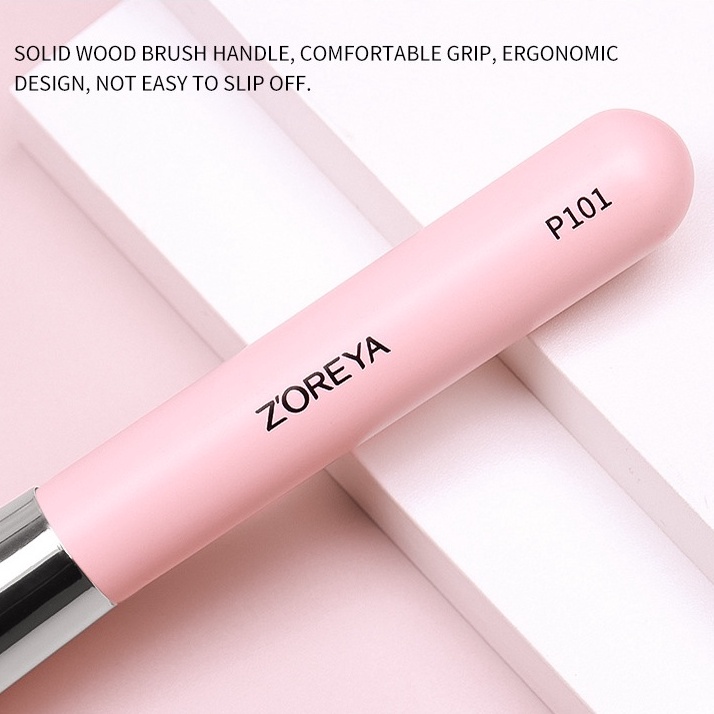 Cọ lẻ trang điểm Zoreya ZM2502S tách set bộ 15 cây hồng