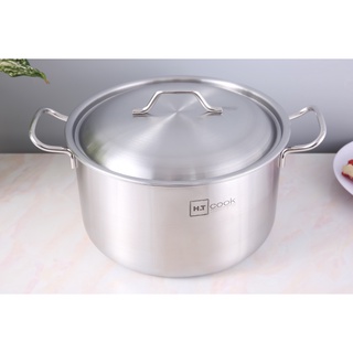 Nồi luộc gà 1 đáy cao cấp ht nắp inox dùng được bếp từ , gas , hồng ngoại