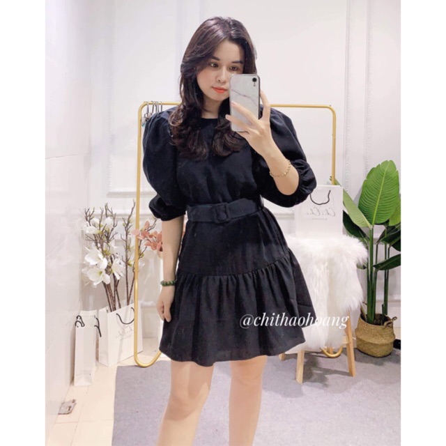 #zara VÁY BABYDOLL BÔNG