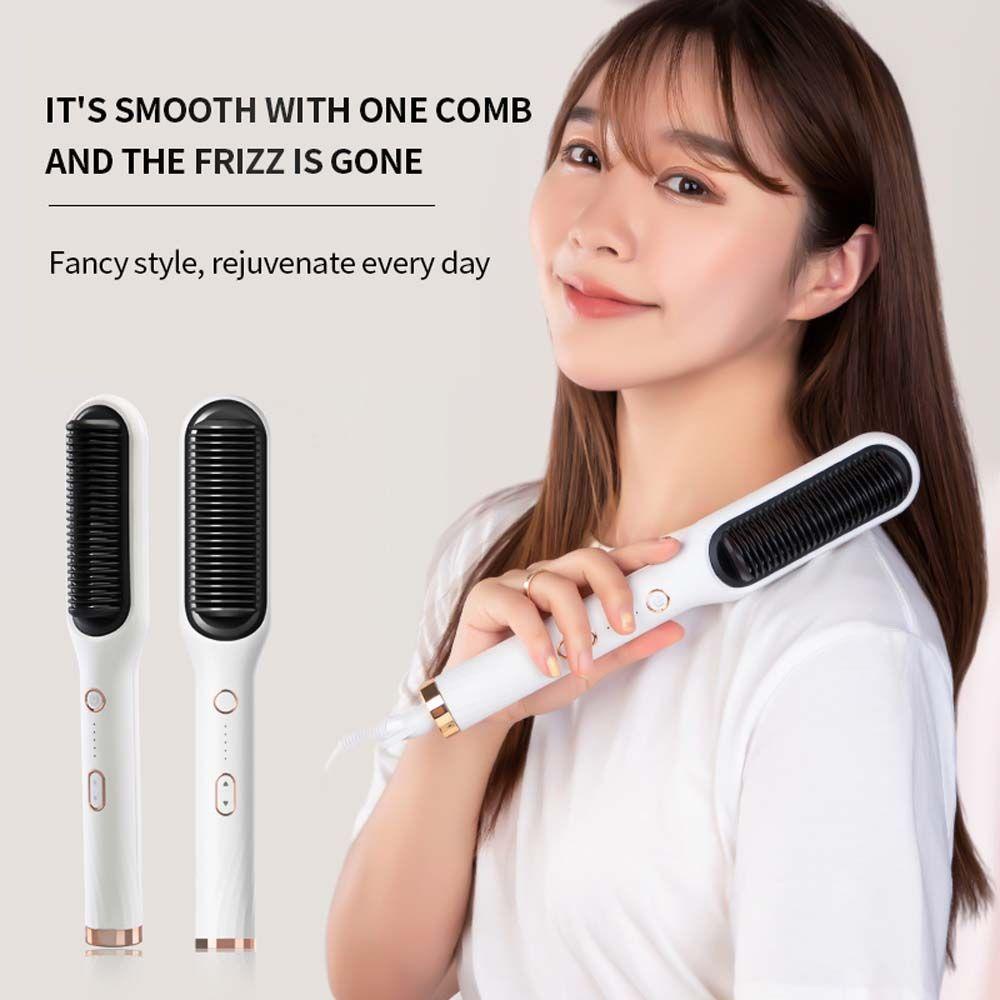 Máy Duỗi / Uốn / Duỗi Tóc Ion Âm Đa Năng Chống Bỏng