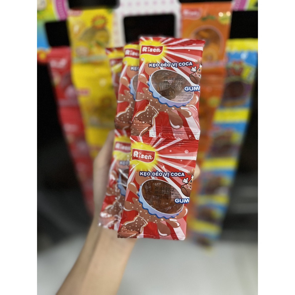 Kẹo dẻo trái cây risen luxumi nhập risen food usa 50 gói