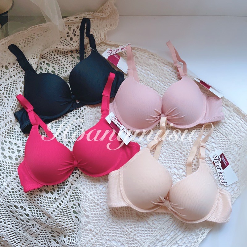 Áo Lót Nữ Mút Kép Nơ thông Hơi áo ngực có gọng Siêu Đẩy - Tạo Khe Quyến Rũ