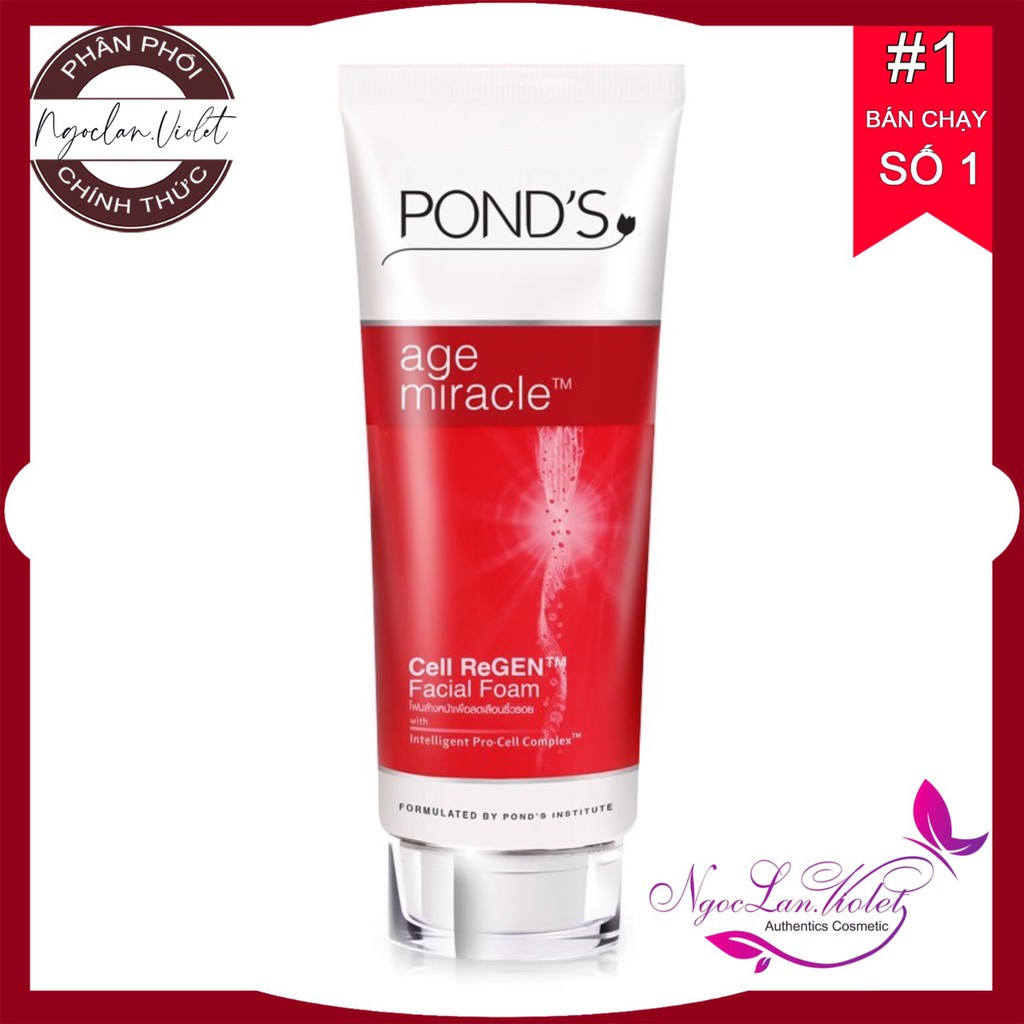 Sữa Rửa Mặt Pond's Chống Lão Hóa Age Miracle 100g