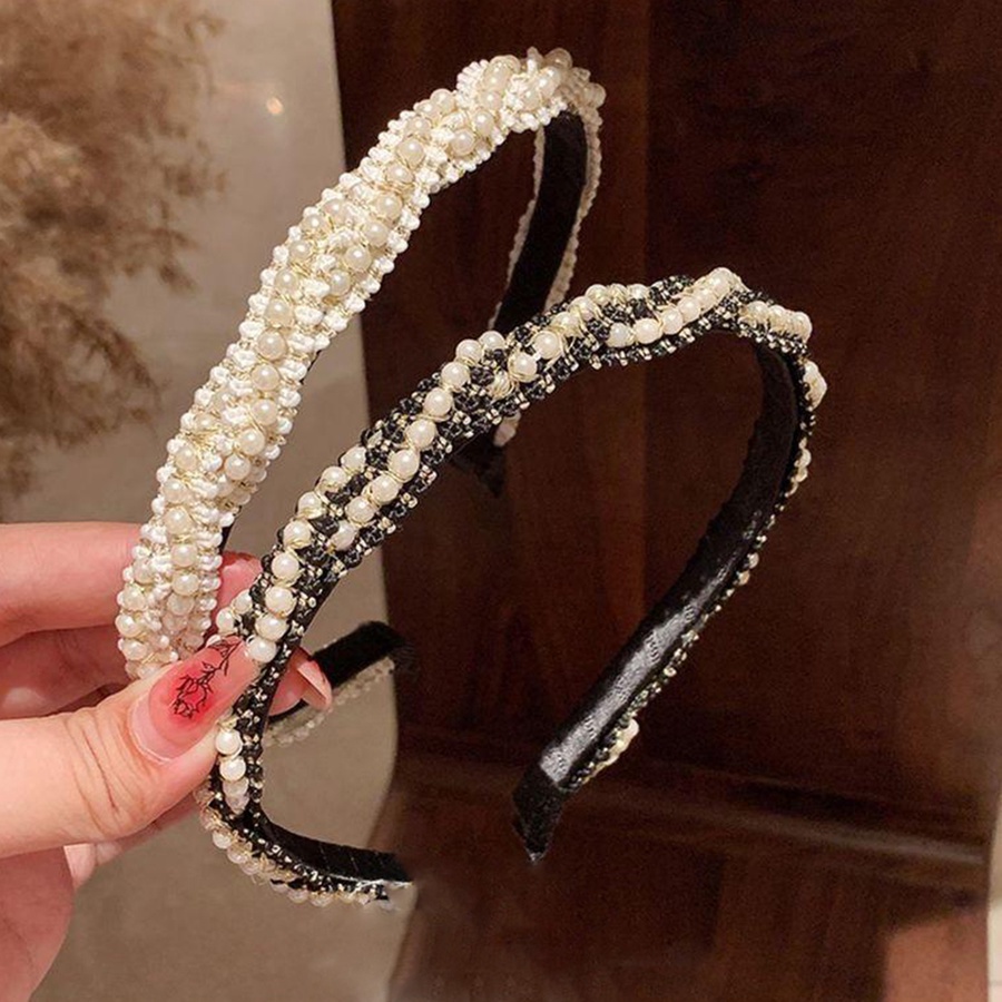 Băng đô cài tóc đính ngọc trai thời trang Hàn Quốc cho nữ