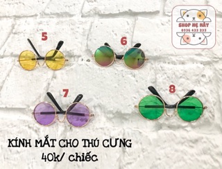 KÍNH MẮT CHO CHÓ MÈO DƯỚI 7KG