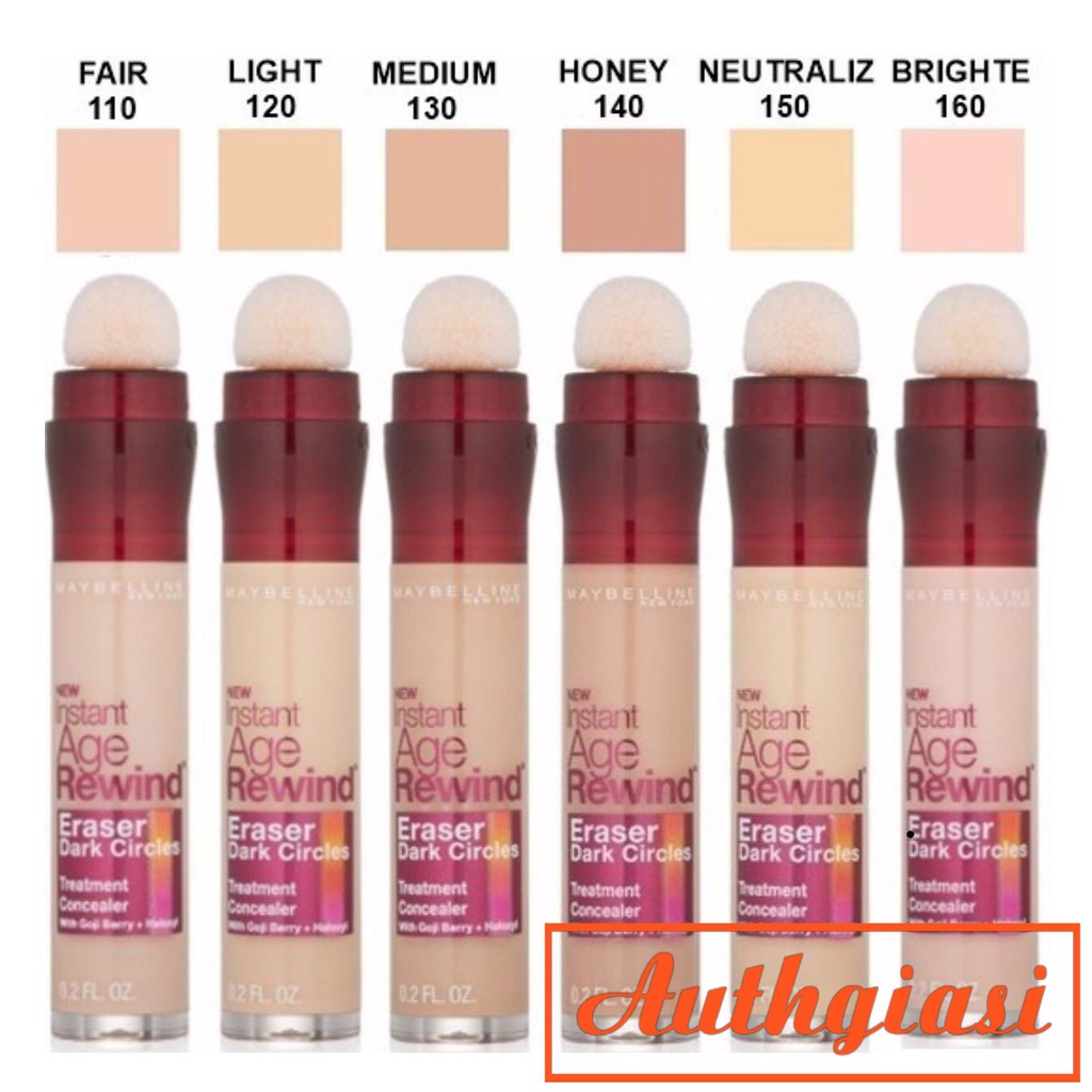 Bút che khuyết điểm Maybelline Instant Age Rewind giúp che phủ hoàn hảo