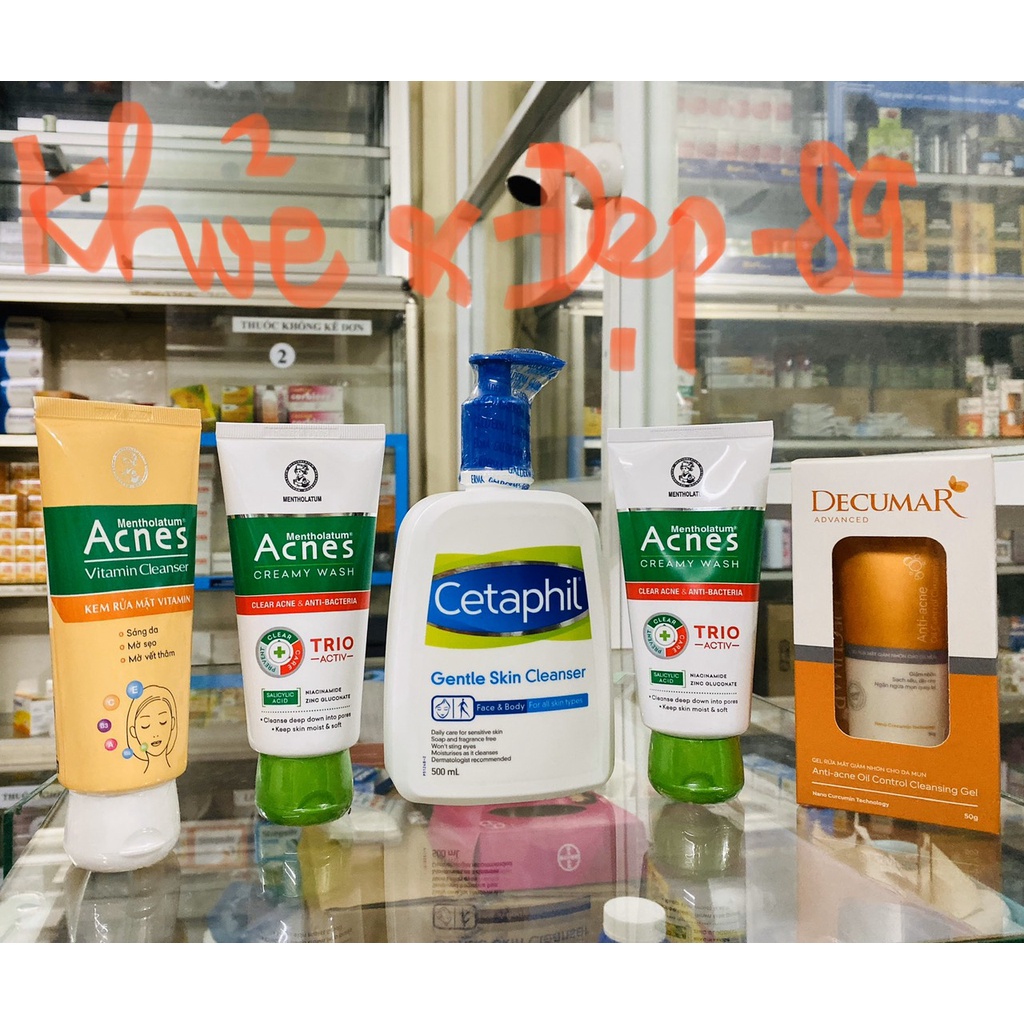 SỮA RỬA MẶT ACNES - KEM RỬA MẶT SÁNG DA, SẠCH MỤN.