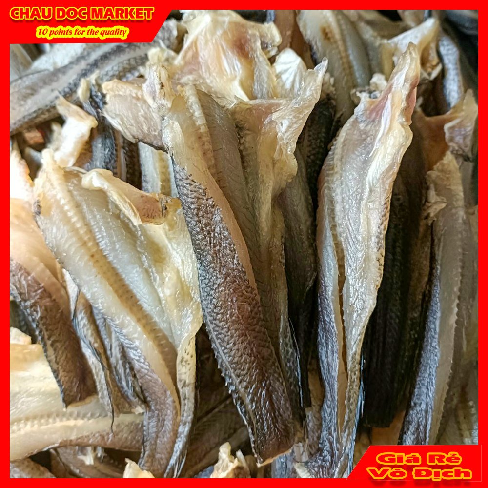 Khô Cá Lóc Đồng Nguyên Con Ướp Gia Vị Vừa Ăn Loại 2 Nắng Gói 500gr.