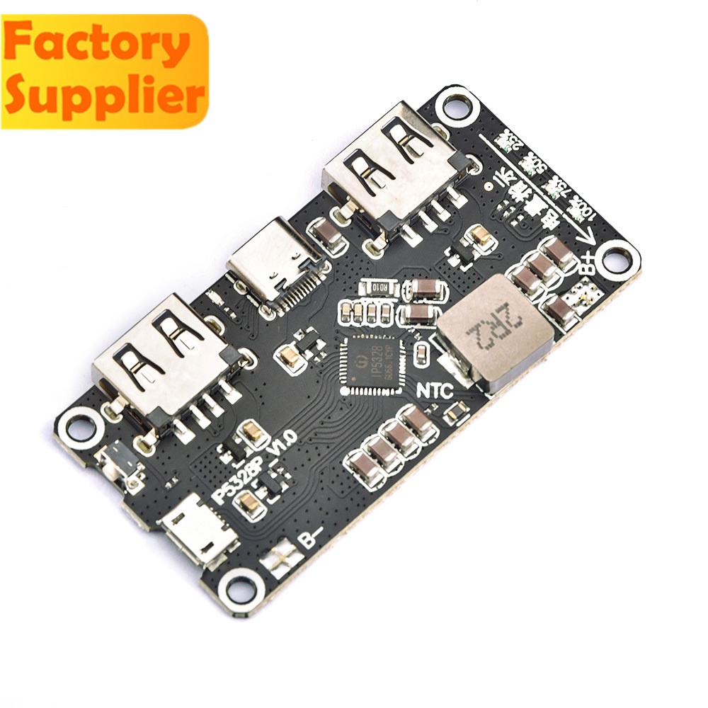 Mô đun sạc pin 18650 nhanh Pcbfun IP5328P có cổng USB