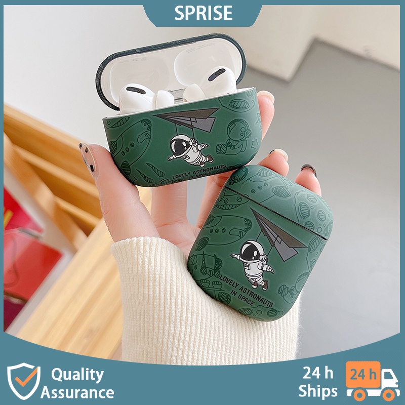 Vỏ Bảo Vệ Hộp Sạc Tai Nghe Sprise Họa Tiết Phi Hành Gia Thích Hợp Cho Airpods 1 /2 / 3 / Pro