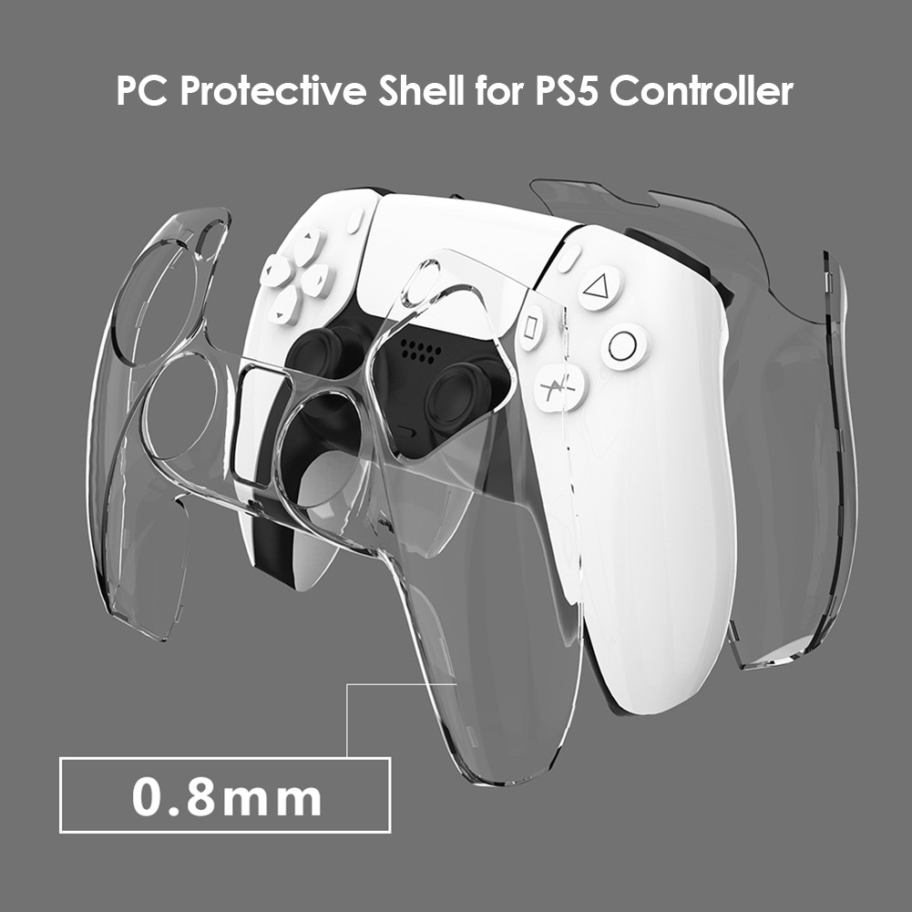 PLAYSTATION Vỏ Bọc Bảo Vệ Trong Suốt Siêu Mỏng Cho Tay Cầm Chơi Game Ps5 / Ps5