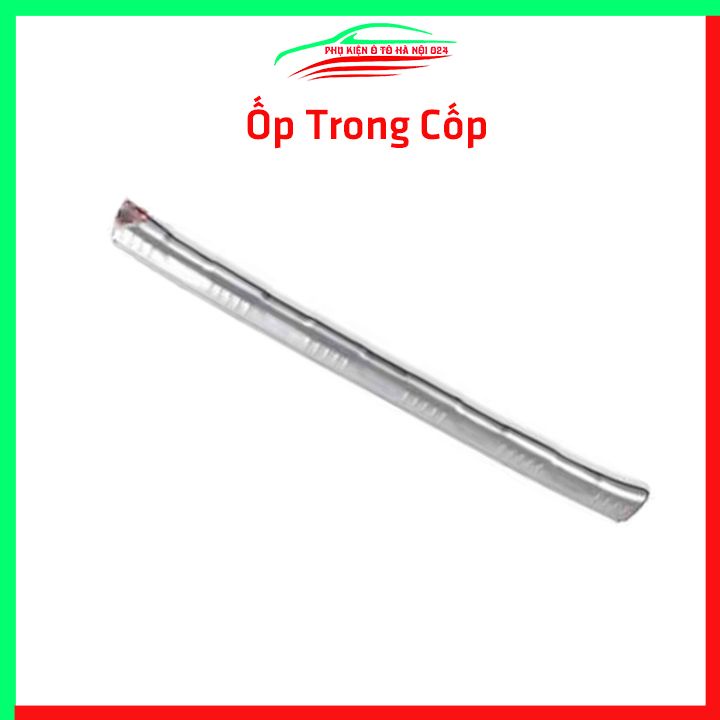 Ốp chống trầy cốp Ecosport 2018-2021 inox sáng bóng
