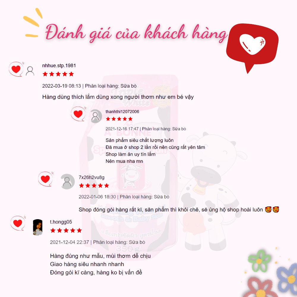 Muối tắm sữa bò tẩy tế bào chết A Bonne Spa Milk Salt 350g Thái Lan