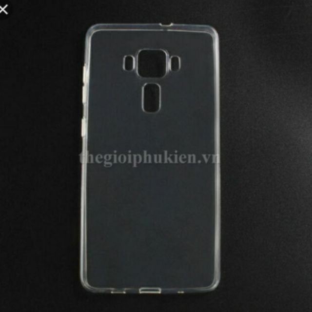 Ốp lưng zenfone 3 5.2 silicon dẻo trong suốt siêu mỏng