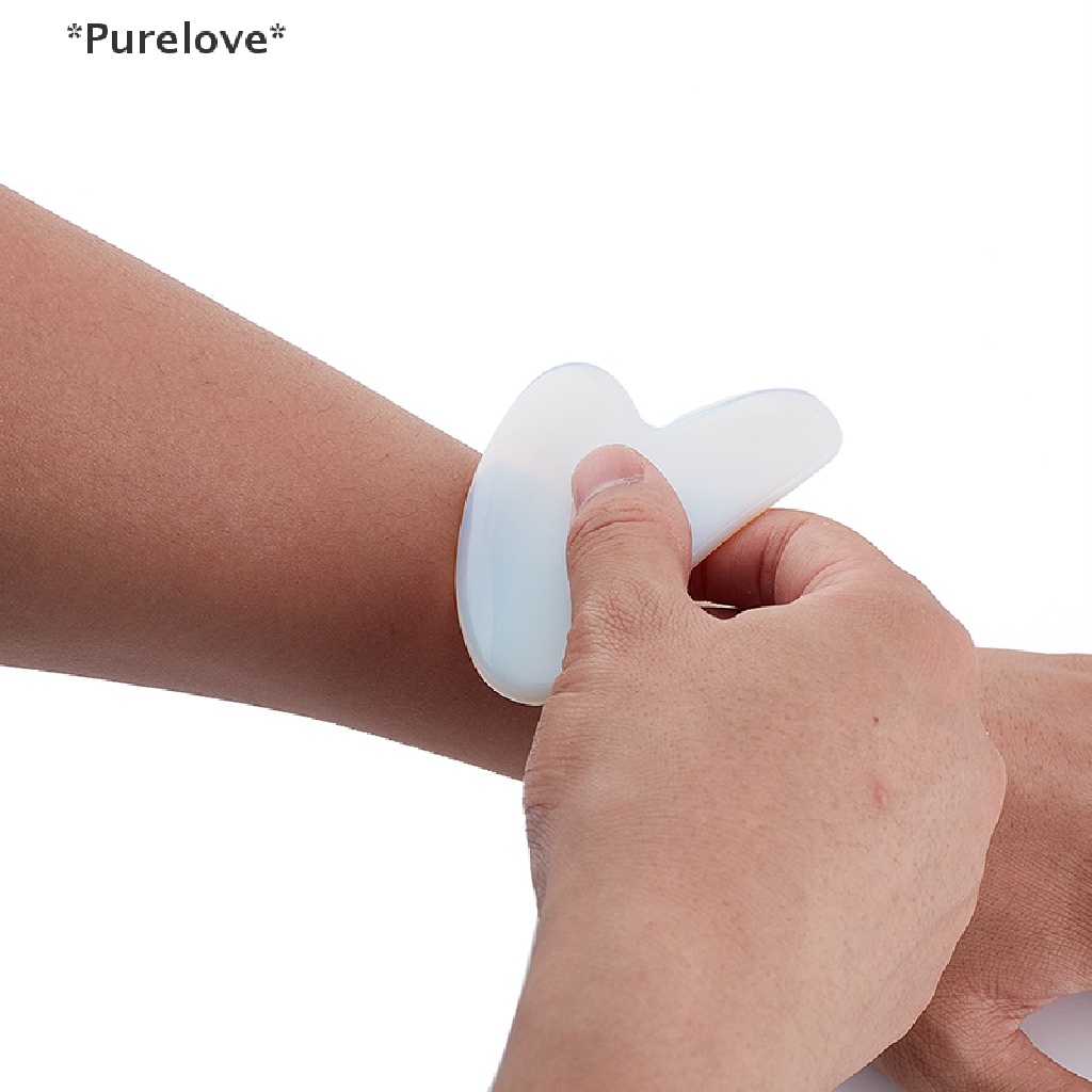 Dụng Cụ Mát Xa Guasha Bằng Đá Opal Tự Nhiên Chất Lượng Cao