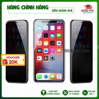 Kính cường Lực kính Chống Nhìn Trộm Full Màn Hình iphone 6G/7G/8G/6P/7P/8P/X/XR/XS/XSM/11/11PRO/11PROMAX/12PRO/12PROMAX