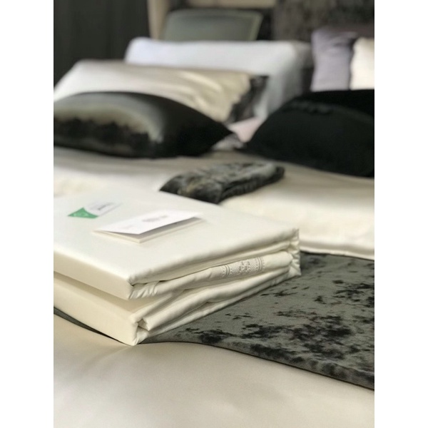 Bộ chăn ga kèm vỏ gối TENCEL 120S công nghệ dệt sợi cao cấp