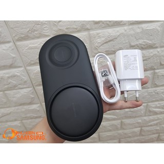 Đế sạc đôi Samsung S10 Plus NoBox chính hãng( Kèm bộ sạc nhanh)- Đen