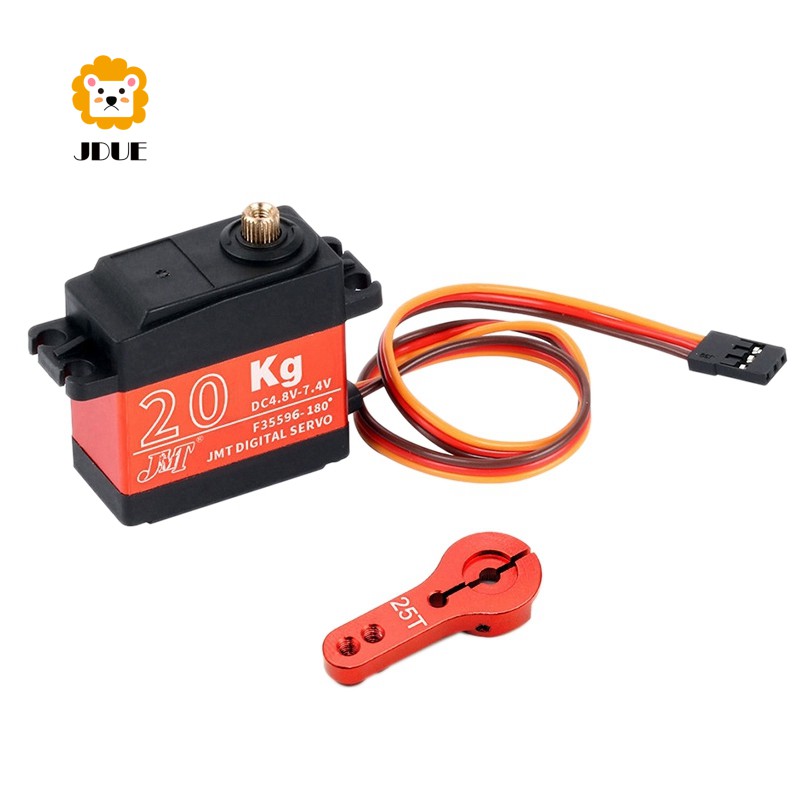 RC RC Động Cơ Servo 20kg 90-180 ° Chống Nước 25t Cho Đồ Chơi Điều Khiển Từ Xa