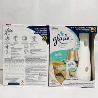 [CÓ SẴN] Máy xịt thơm phòng tự động Glade 3in1 (kèm clip hướng dẫn sử dụng)