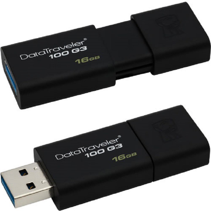 USB 3.0 Kingston 32GB/16GB – DataTraveler 100G3 – CHÍNH HÃNG – Bảo hành 5 năm