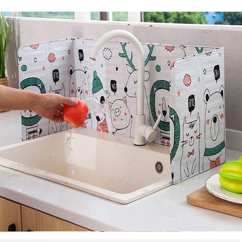 Tấm chắn dầu mỡ nhà bếp, Tấm che bếp họa tiết dễ thương
