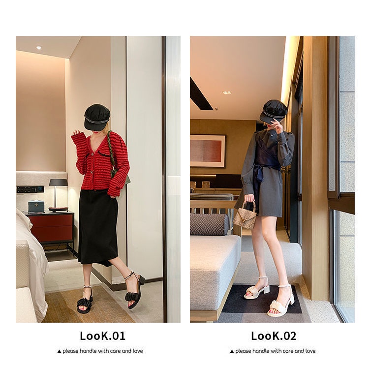 Sandal Cao Gót Thiết Kế Mới Thời Trang Mùa Hè Dành Cho Nữ