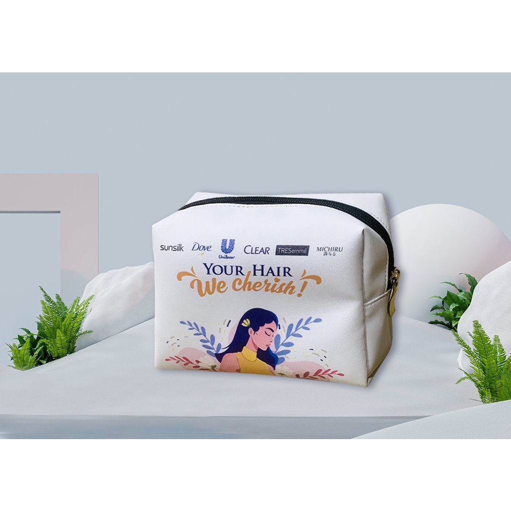 [HB GIFT] Túi mỹ phẩm Unilever (giao ngẫu nhiên túi vải canvas) | BigBuy360 - bigbuy360.vn