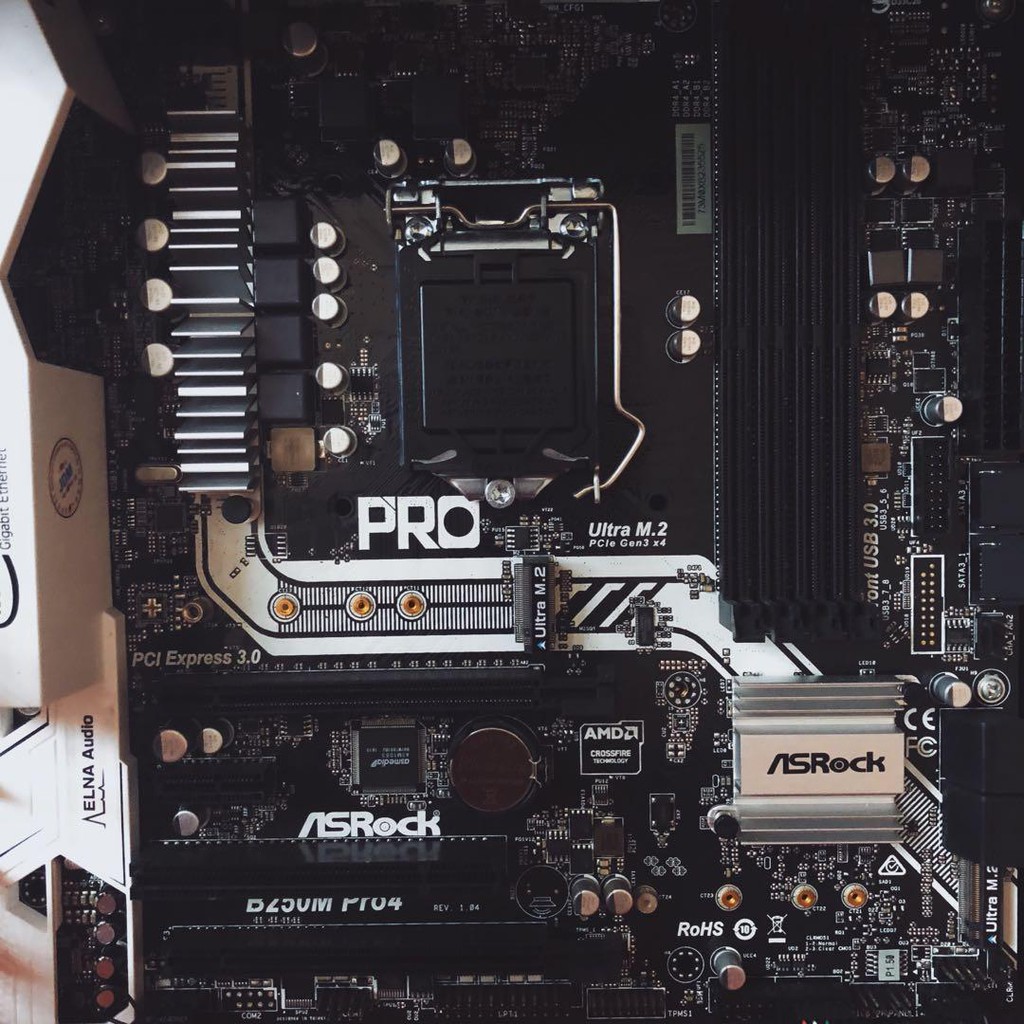 Main ASRock B250M Pro4 hàng cũ nguyên zin, chính hãng Asrock B250 pro 4