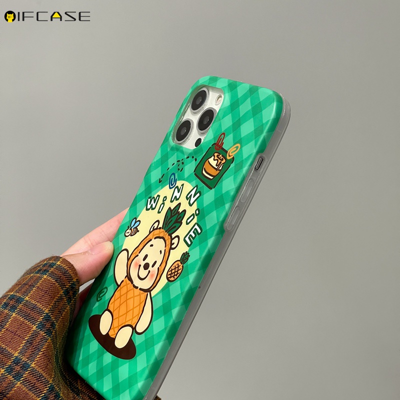 Ốp Điện Thoại Chống Sốc In Hình Gấu Pooh / Trái Cây Dễ Thương Cho iPhone 14 Plus 14 13 12 11 Pro Max