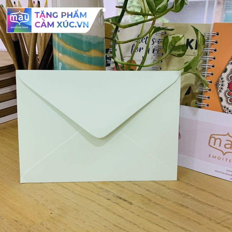 Phong bì giấy thơm 11.5x16cm (Set 10 chiếc) màu pastel